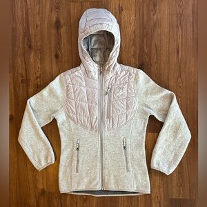 Outdoor Research Women’s Vashon Hybrid Full-Zip Wool Blend Jacket – Grey